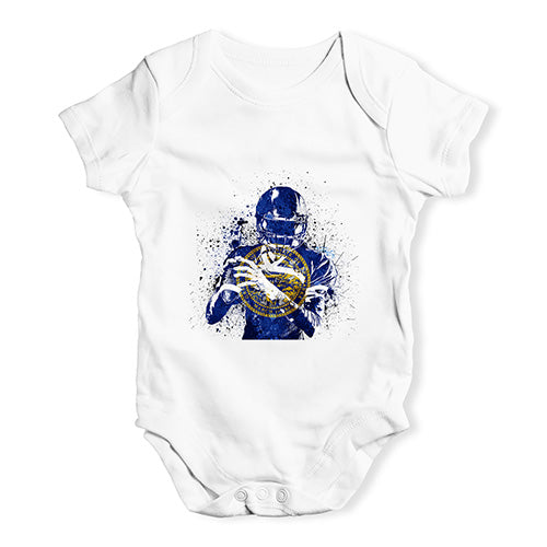 Nebraska American Football Player Baby Unisex Baby Grow Bodysuit