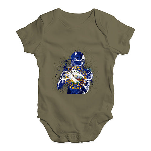 New Hampshire American Football Player Baby Unisex Baby Grow Bodysuit