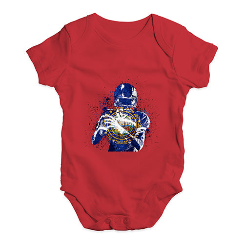 New Hampshire American Football Player Baby Unisex Baby Grow Bodysuit