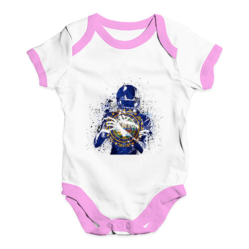 New Hampshire American Football Player Baby Unisex Baby Grow Bodysuit