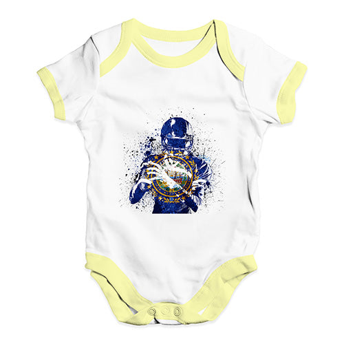 New Hampshire American Football Player Baby Unisex Baby Grow Bodysuit