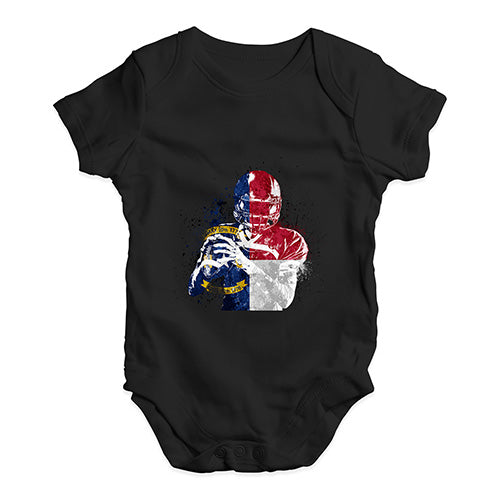 North Carolina American Football Player Baby Unisex Baby Grow Bodysuit