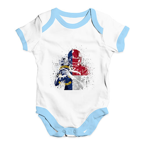 North Carolina American Football Player Baby Unisex Baby Grow Bodysuit