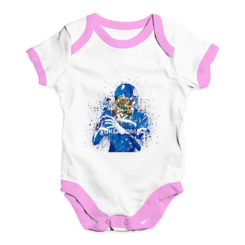 Oklahoma American Football Player Baby Unisex Baby Grow Bodysuit