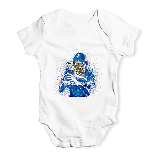 Oklahoma American Football Player Baby Unisex Baby Grow Bodysuit