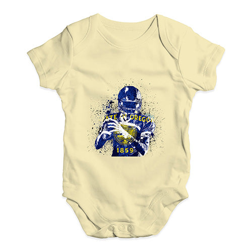 Oregon American Football Player Baby Unisex Baby Grow Bodysuit