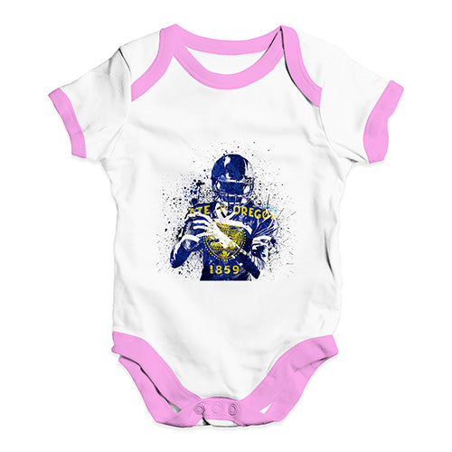 Oregon American Football Player Baby Unisex Baby Grow Bodysuit