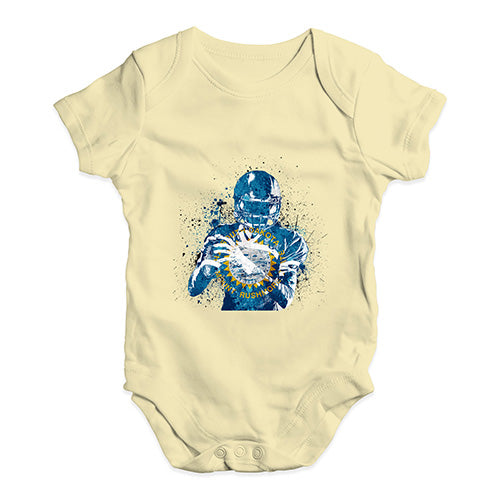 South Dakota American Football Player Baby Unisex Baby Grow Bodysuit