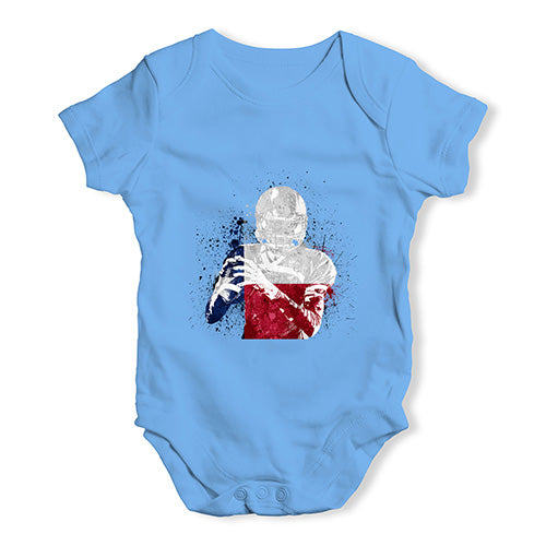 Texas American Football Player Baby Unisex Baby Grow Bodysuit