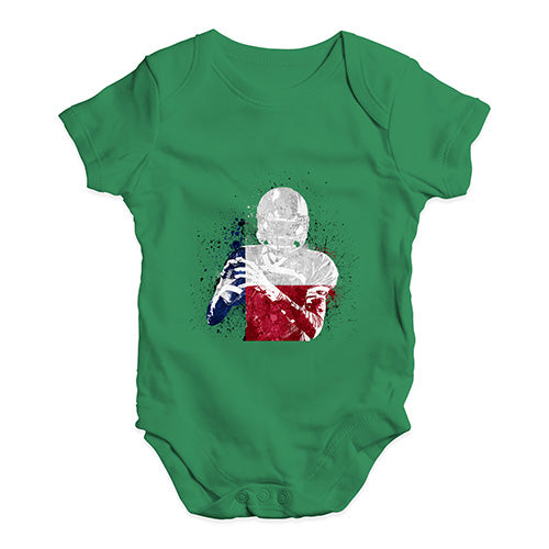 Texas American Football Player Baby Unisex Baby Grow Bodysuit