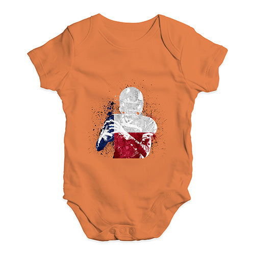 Texas American Football Player Baby Unisex Baby Grow Bodysuit