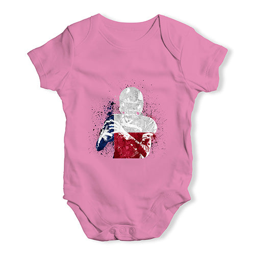 Texas American Football Player Baby Unisex Baby Grow Bodysuit