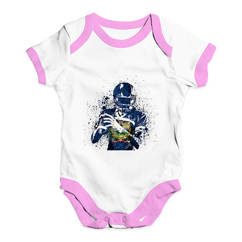 Vermont American Football Player Baby Unisex Baby Grow Bodysuit