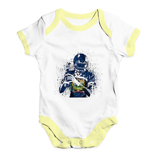 Vermont American Football Player Baby Unisex Baby Grow Bodysuit