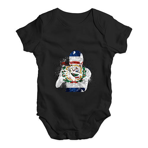 West Virginia American Football Player Baby Unisex Baby Grow Bodysuit