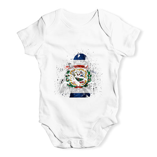 West Virginia American Football Player Baby Unisex Baby Grow Bodysuit