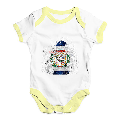 West Virginia American Football Player Baby Unisex Baby Grow Bodysuit