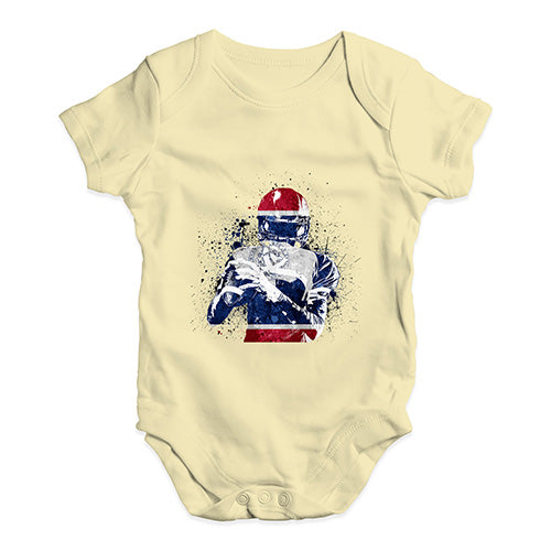 Wyoming American Football Player Baby Unisex Baby Grow Bodysuit