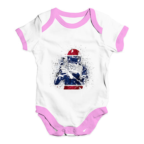 Wyoming American Football Player Baby Unisex Baby Grow Bodysuit