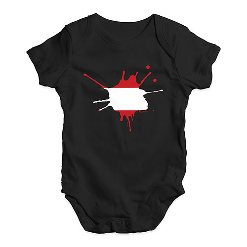 Austria Splat Baby Unisex Baby Grow Bodysuit