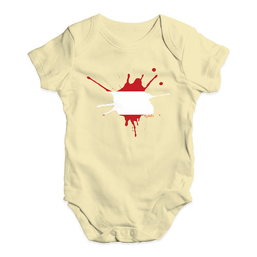 Austria Splat Baby Unisex Baby Grow Bodysuit