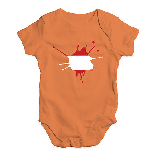 Austria Splat Baby Unisex Baby Grow Bodysuit