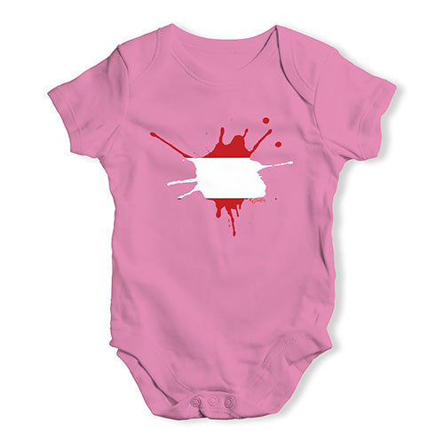 Austria Splat Baby Unisex Baby Grow Bodysuit