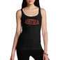 Novelty Tank Top Women Austria College Grunge Women's Tank Top Medium Black