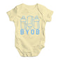 Bring Your Own Bottle BYOB Baby Unisex Baby Grow Bodysuit