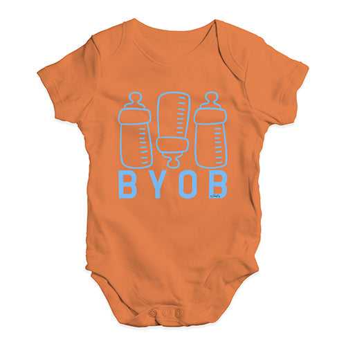 Bring Your Own Bottle BYOB Baby Unisex Baby Grow Bodysuit