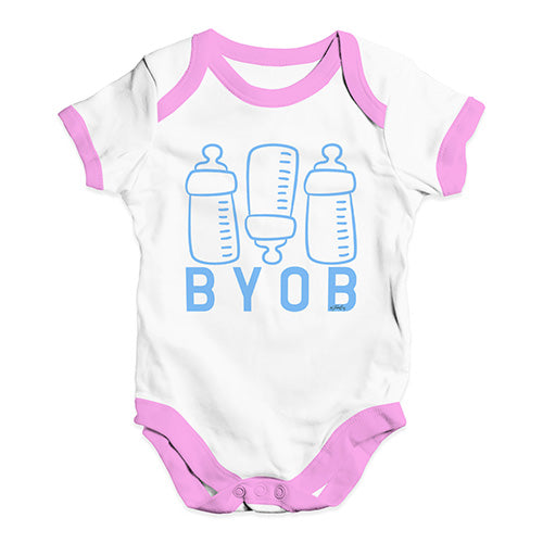 Bring Your Own Bottle BYOB Baby Unisex Baby Grow Bodysuit