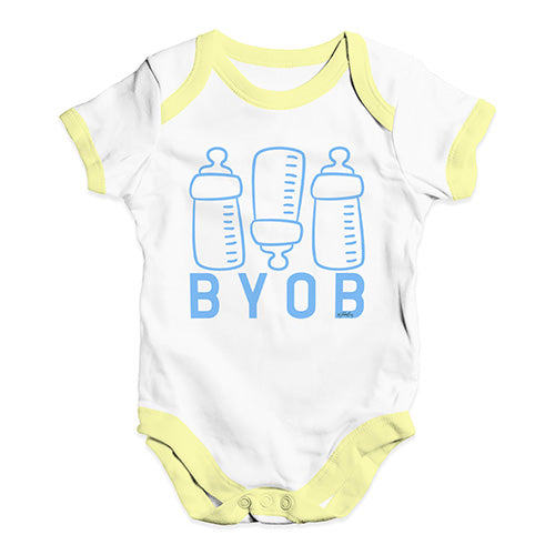 Bring Your Own Bottle BYOB Baby Unisex Baby Grow Bodysuit