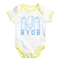 Bring Your Own Bottle BYOB Baby Unisex Baby Grow Bodysuit