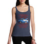 Funny Tank Tops For Women Camel Towing Women's Tank Top Small Navy