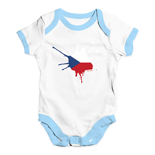 Czech Republic Splat Baby Unisex Baby Grow Bodysuit