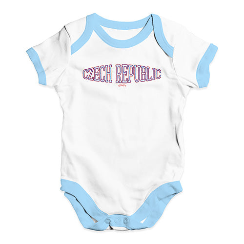 Czech Republic College Grunge Baby Unisex Baby Grow Bodysuit