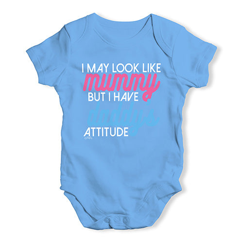 I Have Daddy's Attitude Baby Unisex Baby Grow Bodysuit