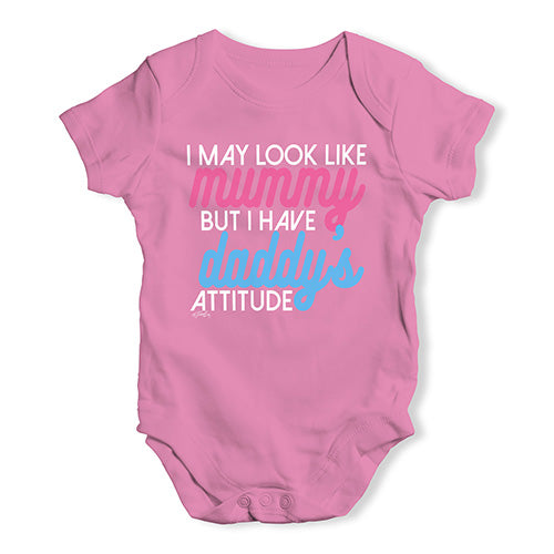 I Have Daddy's Attitude Baby Unisex Baby Grow Bodysuit