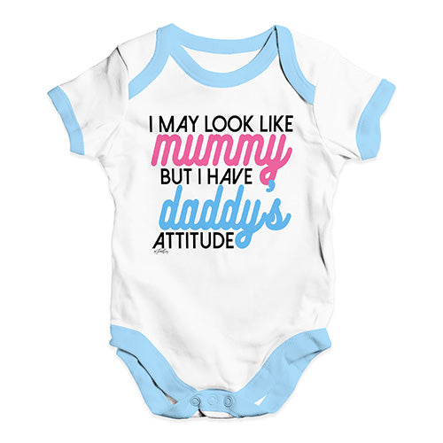 I Have Daddy's Attitude Baby Unisex Baby Grow Bodysuit