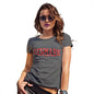 Novelty Tshirts Women Denmark College Grunge Women's T-Shirt Small Dark Grey