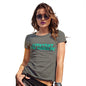 Funny T-Shirts For Women Everyday I'm Musclin' Women's T-Shirt Large Khaki