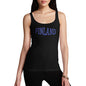 Funny Tank Top For Mum Finland College Grunge Women's Tank Top Small Black