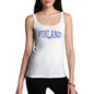 Funny Tank Top For Mom Finland College Grunge Women's Tank Top Small White