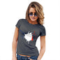 Funny Gifts For Women France Splat Women's T-Shirt Small Dark Grey