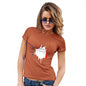 Womens Funny Tshirts France Splat Women's T-Shirt Medium Orange