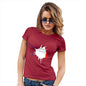 Womens T-Shirt Funny Geek Nerd Hilarious Joke France Splat Women's T-Shirt Large Red