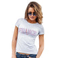 Funny T Shirts For Women France College Grunge Women's T-Shirt Small White