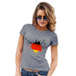 Funny Tshirts For Women Germany Splat Women's T-Shirt X-Large Light Grey