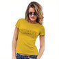 Funny Tee Shirts For Women Germany College Grunge Women's T-Shirt Medium Yellow