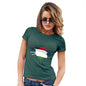 Funny Shirts For Women Hungary Splat Women's T-Shirt X-Large Bottle Green